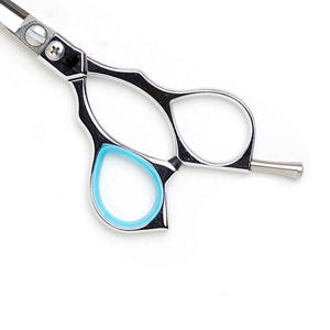 Tijeras de peluquero de mejor fabricante, logotipo personalizado, uso de belleza, hoja de acero inoxidable con mango de cerámica, venta superior a bajo precio - Product Image 3