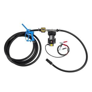 Meclube para Kit de Medidor Automotriz, Bomba Eléctrica Portátil de 24V y 34 L/min con Boquilla Manual y Contador de Litros para ® - Product Image 1