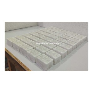 Caja con incrustaciones de mármol de calidad superior y moderna de nuevo diseño con producto de nácar caja de mármol para decoración del hogar artículo de regalos - Product Image 5
