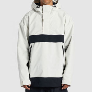 Nouvelle conception veste de ski imperméable légère quart de fermeture éclair coupe-vent snowboard veste à capuche - Product Image 1