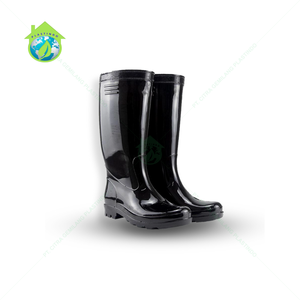 Ssbo grosir รองเท้าบูทพีวีซีสีดำกันน้ำทนทานแข็งแรงทนทานและรองเท้าบูททำสวนงูกัดมัลติฟังก์ชั่น - Product Image 1