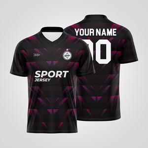 Hot Trend 100% poliéster personalizado fútbol Jersey sublimación impresión ligero secado rápido diseño ecológico para hombres desgaste - Product Image 6