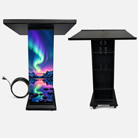 Pantalla LED a Todo Color HD sin Costuras, Señalización Digital, Control por Aplicación Inteligente para Publicidad Personalizada y Presentaciones en Podio