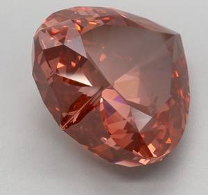 เพชร Aniva รับรองโดย IGI ขนาด 1.0 กะรัต ถึง 7.0 กะรัต รูปทรงหัวใจ สีชมพูสดใสแฟนซี ผลิตด้วยวิธี CVD รุ่น FHC153 สำหรับเครื่องประดับ - Product Image 5