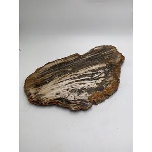 Plaque de bois pétrifié naturel en gros, épaisseur 2 cm, pour décoration intérieure, présentation sur table, artisanat en pierre - Product Image 2