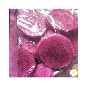 Igname violette biologique IQF Marque personnalisée Emballage sous vide Nouveau produit-Quantité en vrac tranche et légumes entiers Igname blanche du Vietnam - Product Image 4