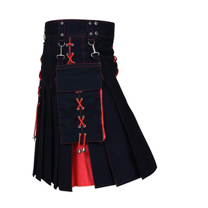 Nouvelle mode pour hommes confortable Festival écossais Kilts hommes multicolore Highland Tartan écossais jupe plissée Kilt - Product Image 4