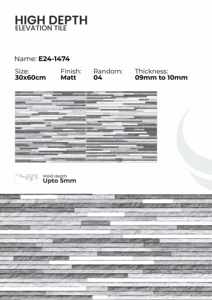 Paneles de Revestimiento de Pared Exterior de Porcelana de 300x600 mm - Product Image 3