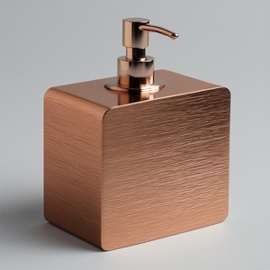 Distributeur de savon pour les mains en acier inoxydable élégant et moderne de luxe pour les hôtels, les stations balnéaires, les bureaux et les maisons, design écologique - Product Image 4