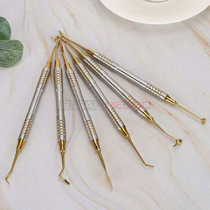 ชุดเครื่องมืออุดฟันเรซินคอมโพสิต6ชิ้นพร้อมหัวชุบไทเทเนียมเครื่องมือทันตกรรมสแตนเลส - Product Image 2