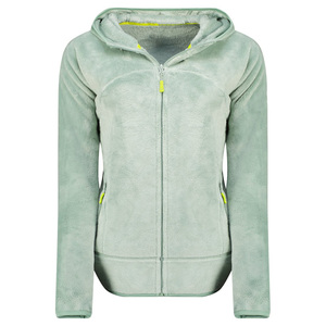 Venta al por mayor de ropa de aventura de lujo para mujer suave comodidad de peso pesado chaqueta polar personalizada chaqueta cálida con logotipo personalizado - Product Image 5