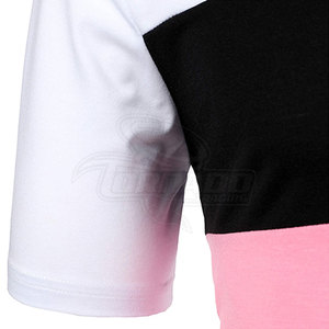 Comfortable Men's for T-Shirt-Quick Dry Breathable Eco-Friendly Custom Color & <b>Logo</b> O-Neck Cotton/Bamboo Fiber - Product Image 3