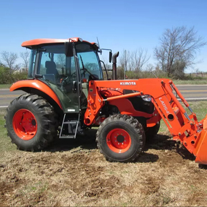 Venta al por mayor de componentes de motor, engranajes y bomba para tractor de ruedas M7060 de 90HP con cargador frontal para agricultura y limpieza de terrenos - Product Image 1