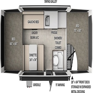 สภาพสมบูรณ์แบบ ปี 2026 Forest River Rock-wood Freedom 2270FT - Product Image 3