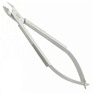 Pince à ongles à cuticule à double fourche et à ressort Outil de nail art en acier inoxydable pour les doigts de bébé - Product Image 5