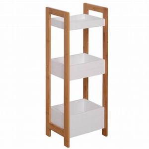 Innovative Unisex 3-Tier Solid Wood <b>Ladder</b> <b>Shelf</b> Open <b>Bathroom</b> Storage Unit Organizer Freestanding Space Saver Pattern Frame - Product Image 6