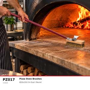 Brosse de nettoyage pour four à pizza Fida, ronde - Product Image 5