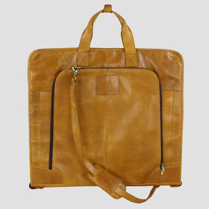 Porte-costume en cuir, sac de voyage pour vêtements, housse suspendue, fermeture éclair, imperméable, léger, cadeau personnalisé pour lui, demoiselles d'honneur, mariage - Product Image 1
