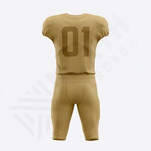 ชุดยูนิฟอร์มอเมริกันฟุตบอลรุ่นใหม่ล่าสุด ดีไซน์ทันสมัย ระบายอากาศได้ดี มีจำหน่ายในราคาส่ง เหมาะสำหรับทีมกีฬา - Product Image 2