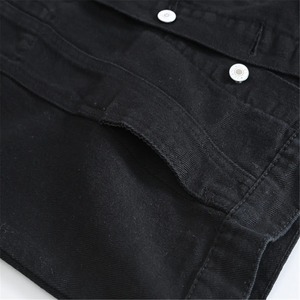 <b>Men's</b> New Fashion Sleeveless Denim <b>Vest</b> 100% Cotton Autumns Casual Solid Color Jacket Slim Fit Jeans Streetwear for Winter - Product Image 4