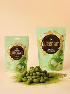 Chocolat en dragées pur de qualité supérieure, de haute qualité, HALAL, OEM/ODM, amandes enrobées de matcha, noix de cajou, 75 g, emballage personnalisé, exportation - Product Image 3