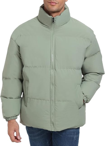 Abrigos acolchados con soporte de invierno personalizados para hombre, chaqueta acolchada a prueba de viento de alta calidad en tallas grandes, lona al mejor precio - Product Image 4