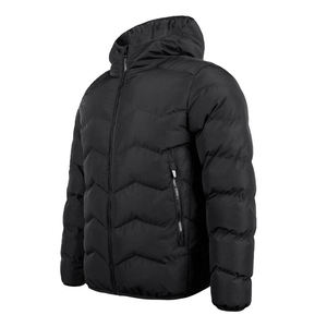 New Arrival Custom Wholesale Full Zip Iridescent Reflective Mens Windbreaker <b>Rainbow</b> Jacket With Hood - Product Image 4