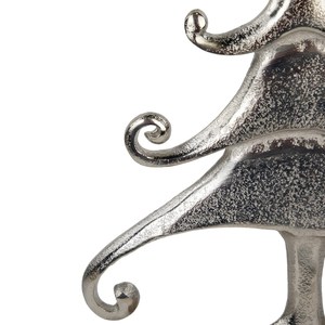 Silver Metal Sculpture Ornament <b>Tree</b> On Wood Base For <b>Christmas</b> Home Decoration in Low Price - Product Image 6