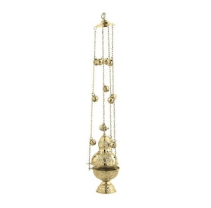 Encensoir et diffuseur suspendus Ornement Brûleur d'encens et encensoir luxueux en laiton de la meilleure qualité 100% pour la décoration - Product Image 4