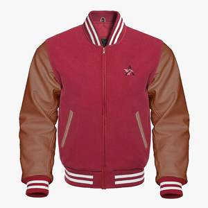 ผู้ผลิตเสื้อแจ็คเก็ตเบสบอลแบบมีโลโก้ตามสั่ง เสื้อแจ็คเก็ตวาร์ซิตี้ เสื้อแจ็คเก็ตเบสบอลแบบกำหนดเอง เสื้อแจ็คเก็ตเลตเตอร์แมนแบบกำหนดเอง - Product Image 5