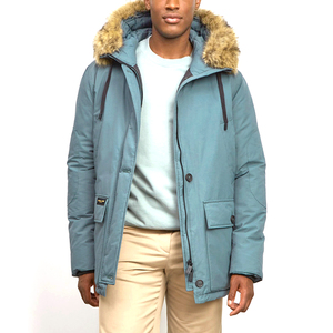 Custom Men's Parka <b>Jacket</b> for <b>Winter</b> Outdoor Season High Quality Stand Collar Low MOQ - Product Image 1