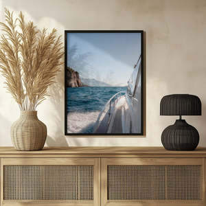 Peintures de paysages marins de la côte d'Amalfi, Italie, photographie de voyage - Product Image 1