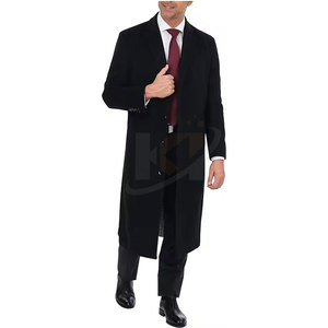 Manteau long d'hiver de haute qualité au prix de gros 2025 nouveau manteau de laine pour hommes personnalisés pour adultes - Product Image 2