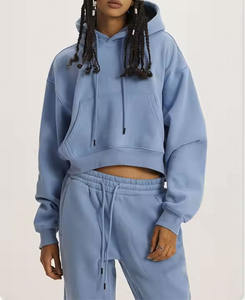 ชุดกีฬาวิ่งจ๊อกกิ้งของผู้หญิงชุดฤดูใบไม้ผลิสองชิ้นกางเกงขายาวแบบลำลองมีฮู้ดสำหรับผู้หญิง - Product Image 6