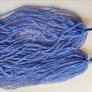 Tanzanite Perles à facettes de haute qualité Tanzanite bleue Gemstone Miro Cut Loose Gemstones Beads Collier du fournisseur indien - Product Image 1