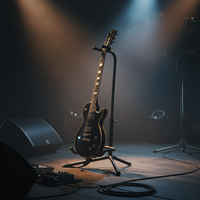 Support de guitare personnalisé à tête unique pour instruments de musique standard