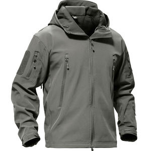 เสื้อแจ็คเก็ตผู้ชายแบบขายส่ง กันน้ำ สไตล์ลำลอง เรียบง่าย ผ้า softshell ขายดีที่สุด เสื้อแจ็คเก็ต softshell สำหรับกิจกรรมกลางแจ้ง - Product Image 3