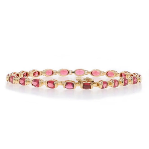 Sólido 18K chapado en oro amarillo pulsera de moda para mujer joyería cadena de lujo Moissanite pulsera de diamantes - Product Image 4