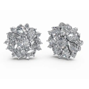 Pendientes de Diseño de Pera con Radiance de Persefón en Oro de 14 Quilates, Joyería Cultivada en Laboratorio, Venta al por Mayor, Proveedor OEM - Product Image 4