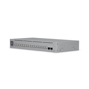 Commutateur Ubiquiti USW-Pro-Max-16-PoE-EU, 4x 2.5 GbE RJ45 PoE++, 12x GbE RJ45 PoE+, 2x SFP+, Etherlighting, L3, 180W - Product Image 2