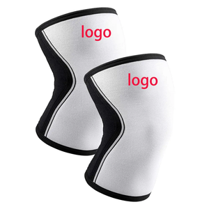 Manchons de genou de protection pour la musculation, toutes couleurs, logo personnalisé, confortables, respirants, anti-UV, séchage rapide, réversibles, en spandex - Product Image 2