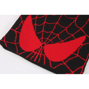 Nueva araña bordada gorros sombrero hombres invierno otoño cálido gorro de punto gorro de lana suave Skullies gorros gorras temporada de invierno - Product Image 4