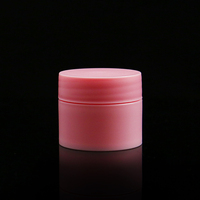 Bouteille de pot de crème mate rose 10g bouteille vide en matériau PP