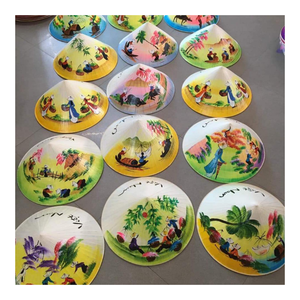 Authentique chapeau conique vietnamien feuille de palmier-Artisanat naturel, ventilé, préféré des touristes, événements de plage, spectacles culturels asiatiques - Product Image 3