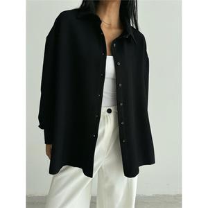 Chemise en tricot noire OTTO MAN - Product Image 5