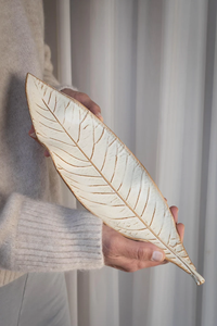 Premium Aluminium Leaf Trays Exclusive Handcrafted Platter For Contemporary Dining Culinary Arrangement Stylish Event <b>Decoration</b> - Product Image 4