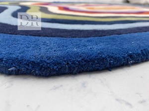 Tapis en laine touffeté à la main de haute qualité tapis de zone de motif abstrait irrégulier pour salon chambre Hall taille personnalisée - Product Image 2