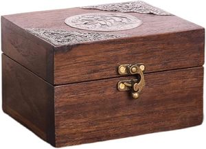 Caja de Joyería de Madera Multiusos Personalizable con Artesanía Tradicional India para Almacenamiento Diario de Accesorios a Precio de India - Product Image 2