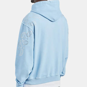 Gran oferta, sudaderas con capucha para hombre de estilo único, recién llegado, mezcla de algodón, ropa de invierno ligera transpirable con diamantes de imitación - Product Image 2