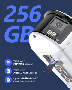 Annke 4K(8MP) Ống kính kép toàn cảnh 180 FOV PoE IP Camera cố định mạng Máy ảnh Ánh sáng trắng & IR & Ai & đêm màu - Product Image 6